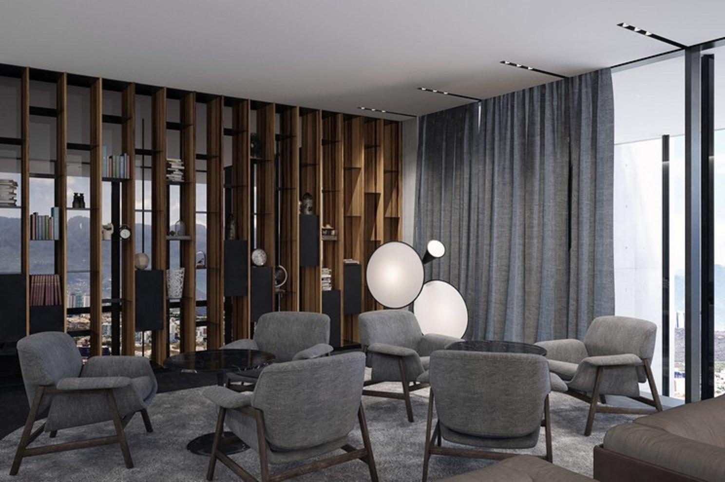 Fiesta Americana Monterrey Pabellon M. Exterior photo Interior of the lounge