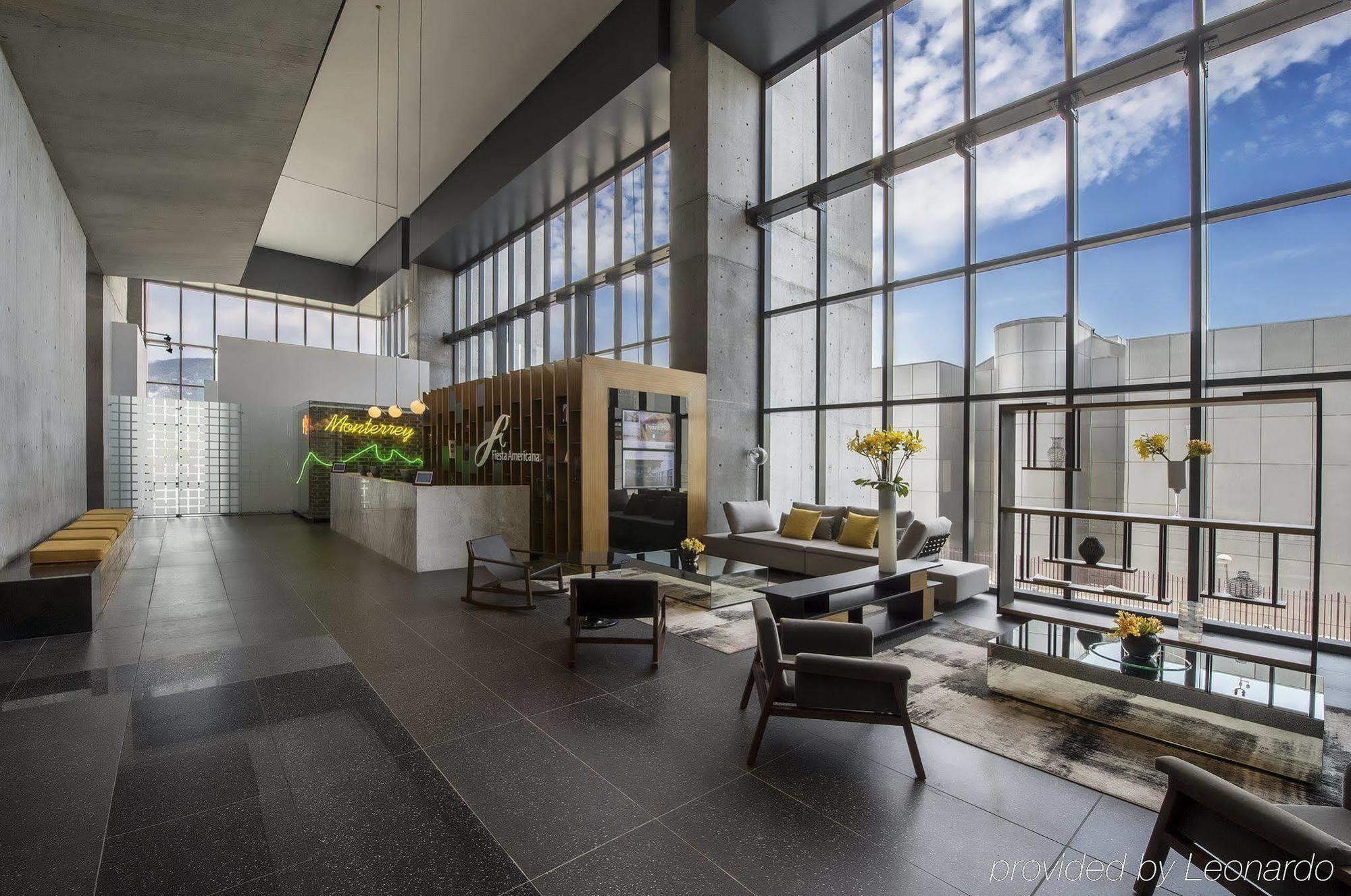 Fiesta Americana Monterrey Pabellon M. Exterior photo The lobby of the hotel